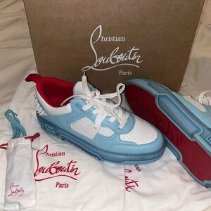 Christian Louboutin - Astroloubi Spike-Heel Low-Top Sneakers